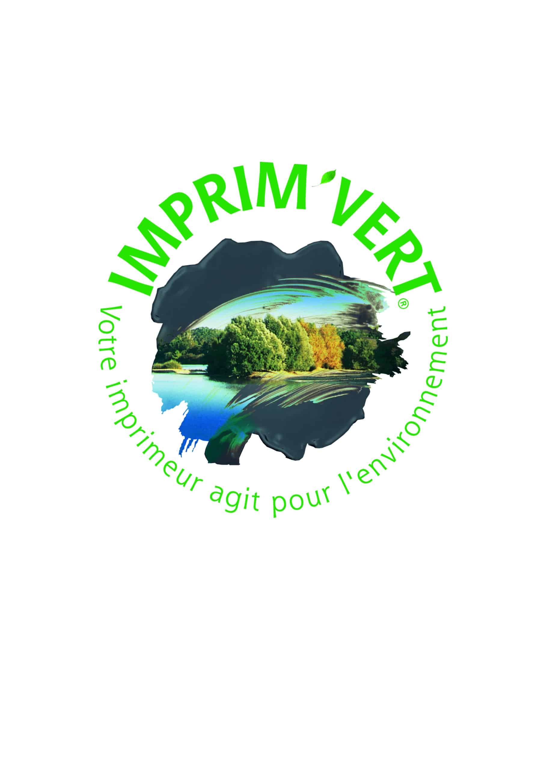 logo label Imprim'vert® en rond